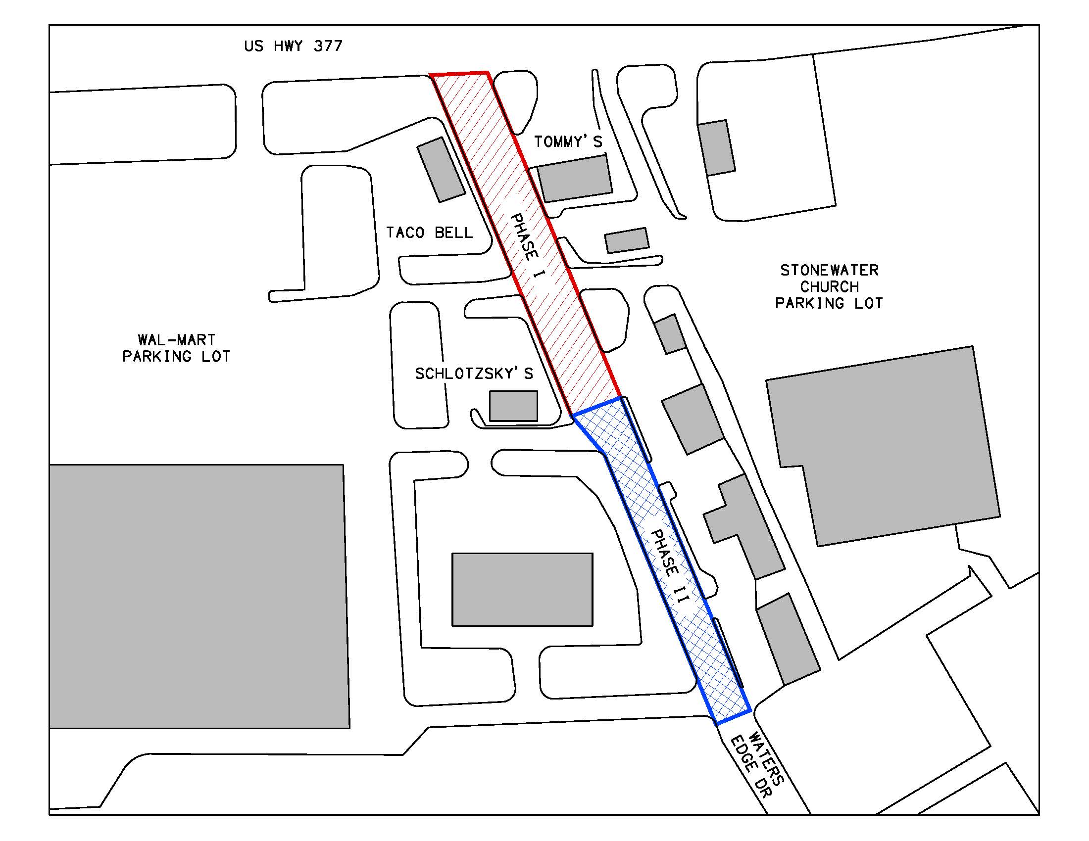 PHASING PLAN Waters Edge Dr