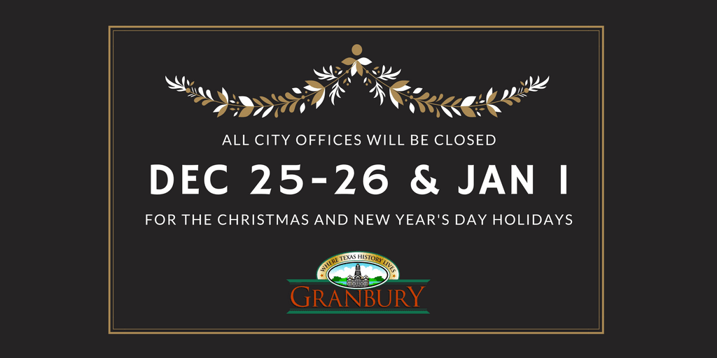City Offices Closed Holidays _ SPOTLIGHT