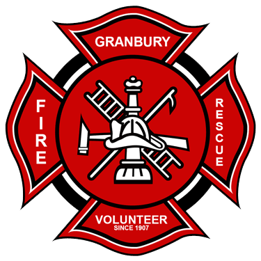 Granbury Volunteer Fire Rescue Maltese Cross Logo