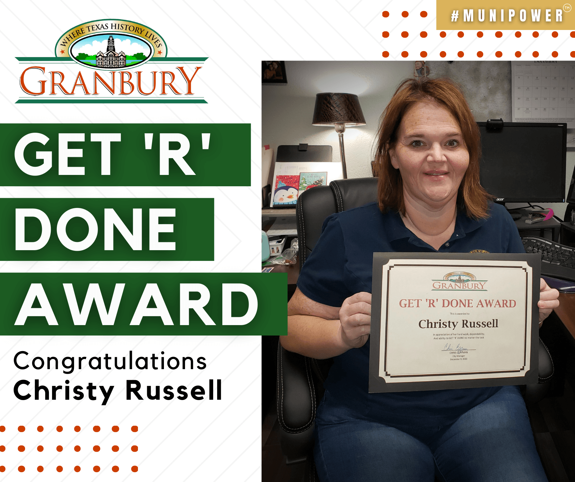 2 - Get R Done Award