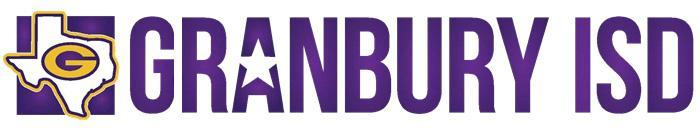 Granbury ISD logo with a star on the A