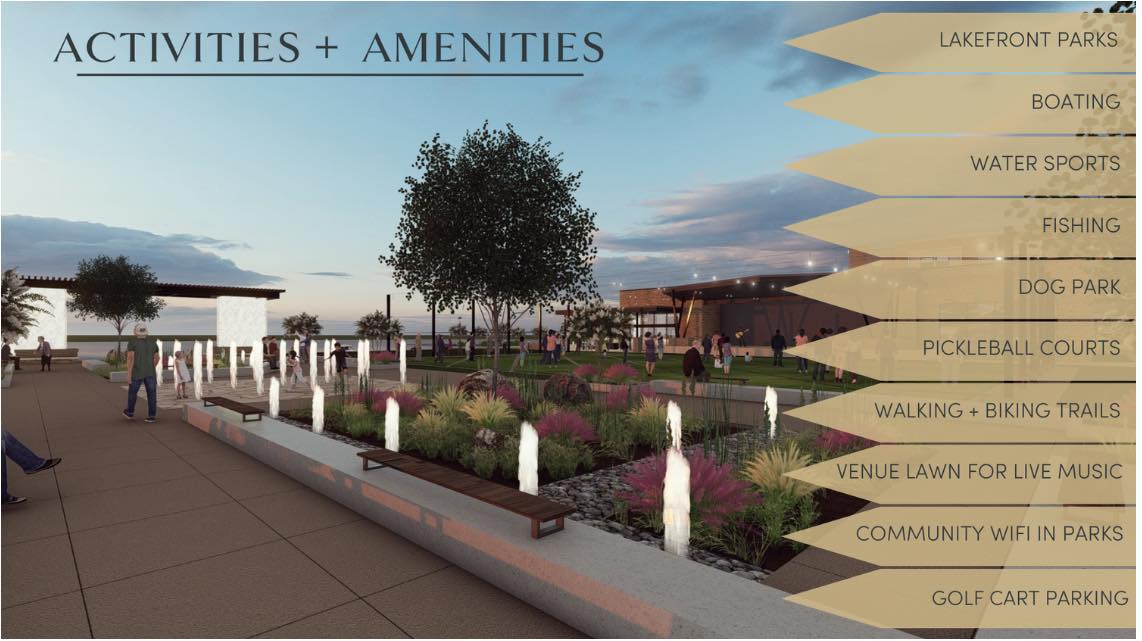 Lakeview Landing's Activities and Amenities Overview graphic